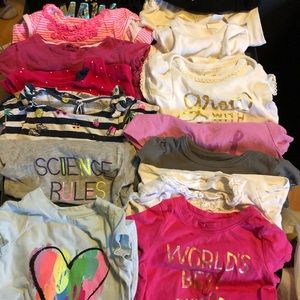 Lot of toddler girls clothes. See description